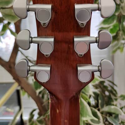 Luna Oracle Eclipse OCL ECL Acoustic Guitar w/ Built-In Electronics - Natural image 6