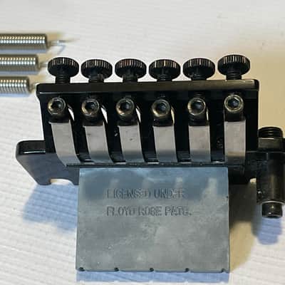 2000's Era Korean Used Licensed Floyd Rose Black Guitar Tremolo Bridge Vibrato image 5