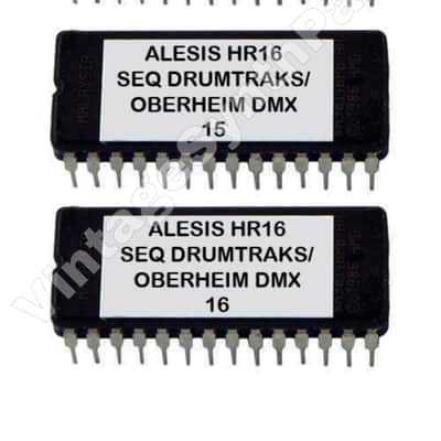 Alesis HR-16 / Hr-16B Sci Drumtraks + Oberheim Dmx Sounds Eprom Upgrade OS 2.0 Rom HR-16 HR16B