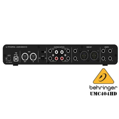 Behringer UMC404HD Audiophile 4x4 24Bit/192 kHz USB Audio/MIDI Interface with Midas Mic Preamplifier image 4