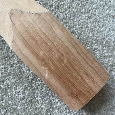 Maple Wood Guitar Strat Style Neck, Fretless Rosewood Fingerboard image 11