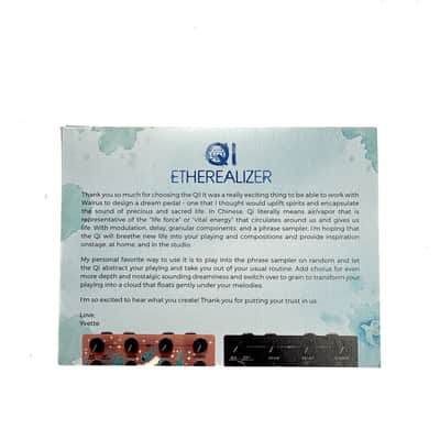 Walrus Audio - Qi Etherealizer Yvette Young Signature - 2025 Limited BLACKED OUT Exclusive w/ Autographed Sticker image 7