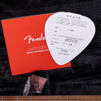 2022 Fender Japan Art Canvas Esquire Hiroshi Nagai No 2, Mint w/ Case & Hangtags, 1 of 30 image 15