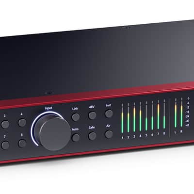 Focusrite SCARLETT 18I20 4G 4th Gen 24-bit 192 kHz Audio Recording Interface image 1
