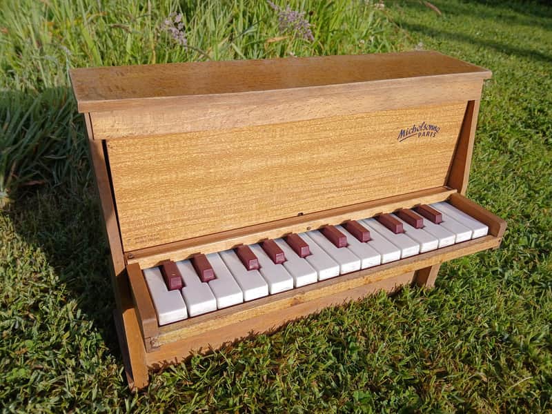 chromatic toy piano 25 keys Michelsonne Paris - sound family : celesta mustel musical saw martenot Wurlitzer ... image 1