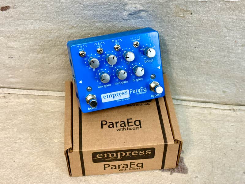 Used Empress ParaEq with Boost Circa 2010's Blue with Box image 1