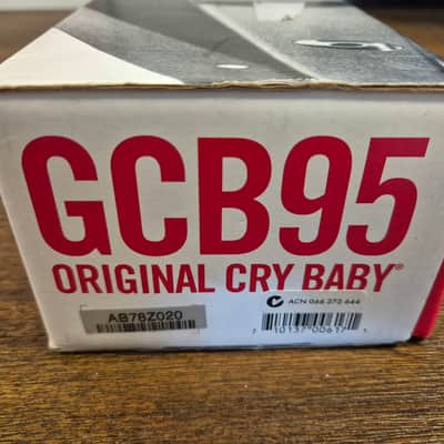 Dunlop GCB95 Cry Baby Standard Wah 1982 -  Black image 1