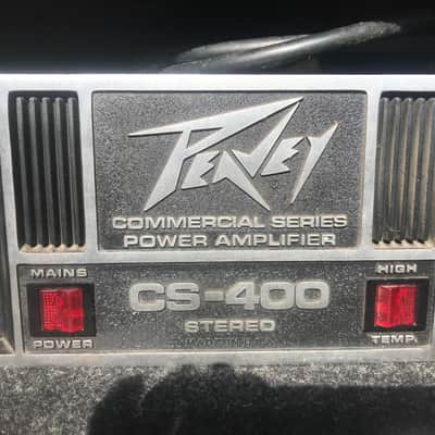 Peavey CS 400 Power Amp - Classic Workhorse! Includes carpeted hardboard amp case. Sale Benefits Music Education Nonprofit! image 2