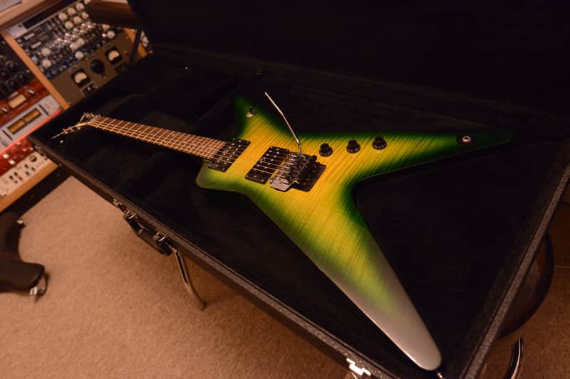 Washburn Dimebag Darrell Dime 333 DimeSlime AAA Slime Flame Top Pantera Signature Guitar Dean ML image 1