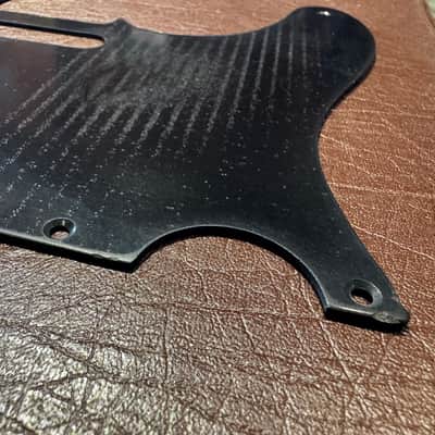 Bakelite Reproduction Blackguard Fender Telecaster Broadcaster pick guard lacquered 5 hole nocaster 1950 1951 1952 1953 1954 aged medium relic image 6