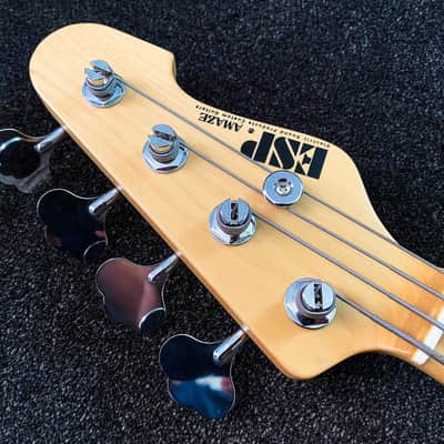 ESP Amaze-ALR 3-Tone Sunburst Jazz Bass - Sado Custom Shop - EXCELLENT condition + ESP gig bag image 3