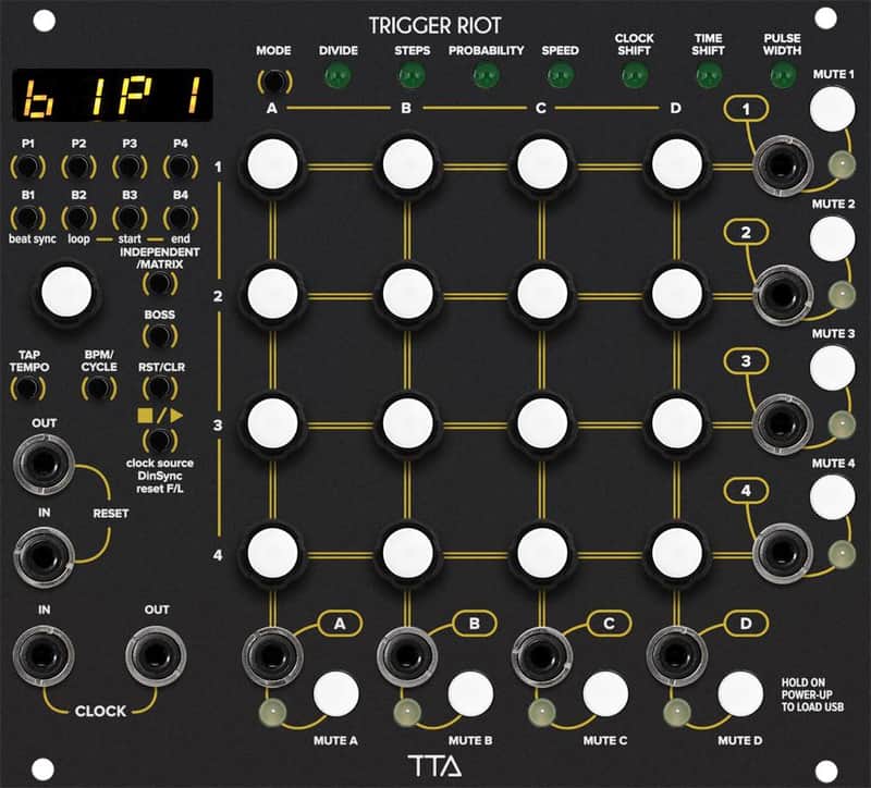 TIPTOP AUDIO TRIGGER RIOT BLACK : BRAND NEW :  [DETROIT MODULAR] image 1
