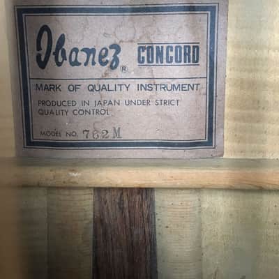 Ibanez 762M Concord 1976 Natural Vintage image 5