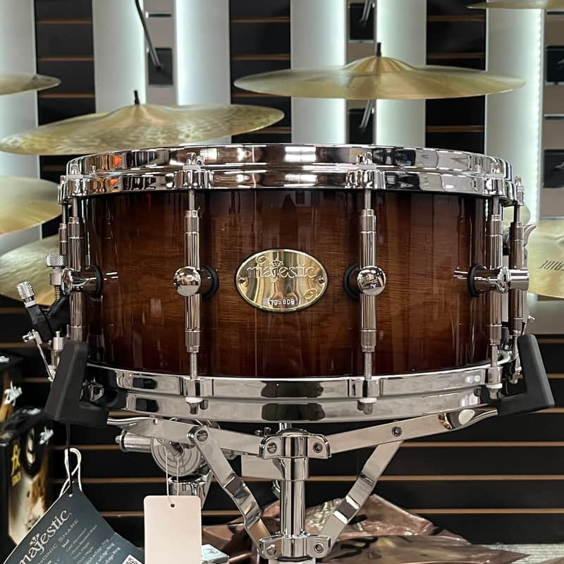 MAJESTIC MPS1465WA 14X6.5 PROPHONIC WALNUT SNARE DRUM - FLOOR MODEL