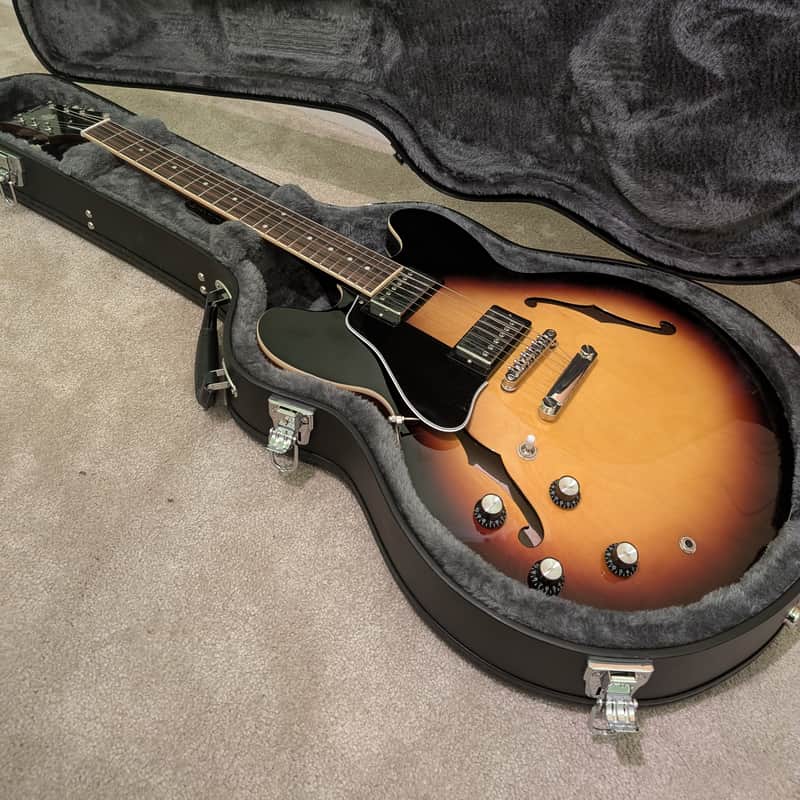 2020 – Present Epiphone ES-335 LH Vintage Sunburst