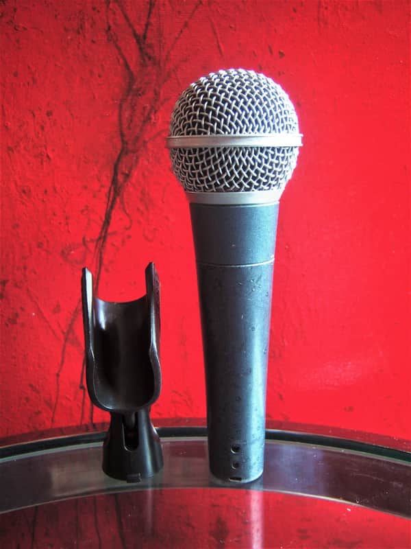 Vintage RARE Shure Beta 58 dynamic hyper cardioid microphone Grey