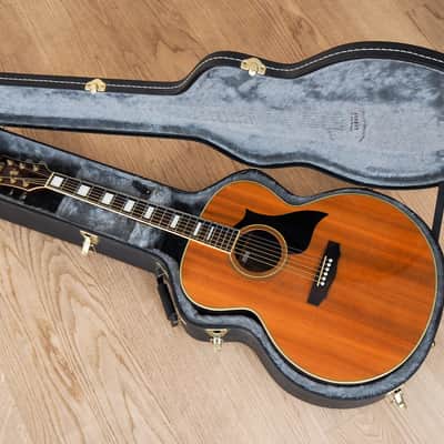 1970s Matao MW-405 Jumbo Vintage Acoustic Guitar Spruce Rosewood Hoshino Japan w/ Case image 18