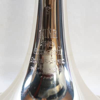 Vintage Mid 60's King 3B Concert Silversonic Trombone w/ Sterling Silver Bell and Original Hard Case image 16