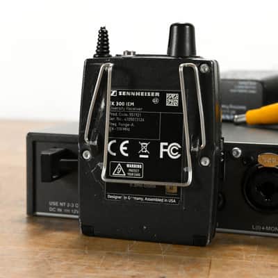 Sennheiser ew 300 IEM G3 Wireless In-Ear Monitoring System - 516-558 MHz CG012K2 image 8