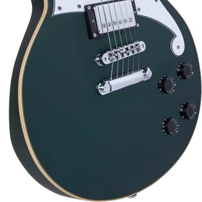 D'Angelico Premier Brighton Electric Guitar - Sherwood Green image 3