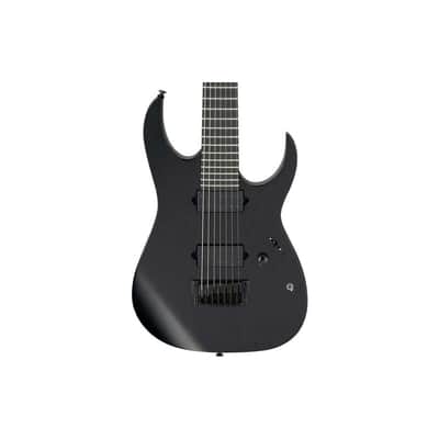 Ibanez RG Iron Label RGIXL7 7-String Electric Guitar, Ebony Fretboard, Black Flat image 5