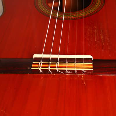 Juan Estruch 1976 "Chet Atkins" yellow label - very nice classical guitar + check video! image 12
