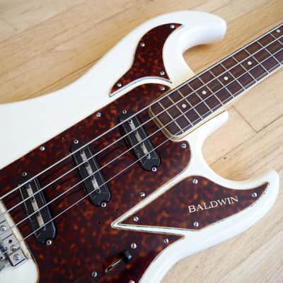 1967 Baldwin Shadows Vintage Electric Bass Guitar Bison Burns Hank Marvin w/ohc image 7