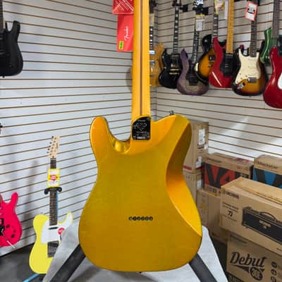 Fender 75th Anniversary American Ultra II Telecaster Electric Guitar - Liquid Gold w/OHSC + FREE $299 Plek & Setup #667 image 14