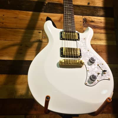 Prs Mira LTD 2008 Jet White/ Gold | Reverb