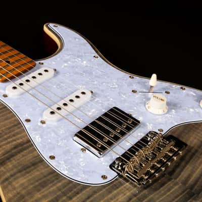 JET JS-450 TBK - Gloss Transparent Black with Flame Maple Top image 8