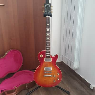 1991 Gibson Les Paul Pre-Historic Flametop Reissue Heritage Cherry Sunburst image 2