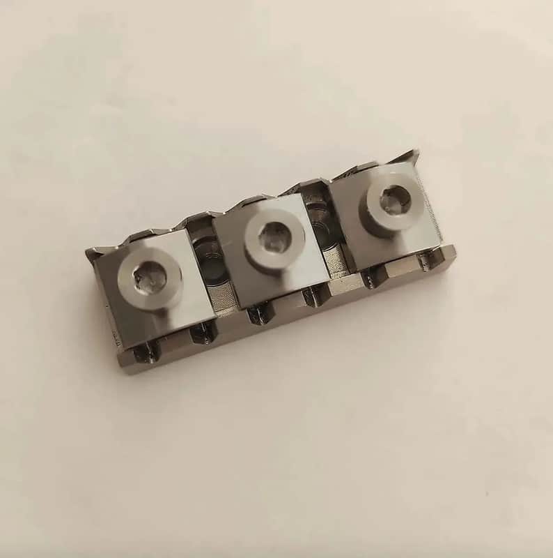 42MM Guitar All Titanium Bridge Tremolo Locking Nut R2 image 1