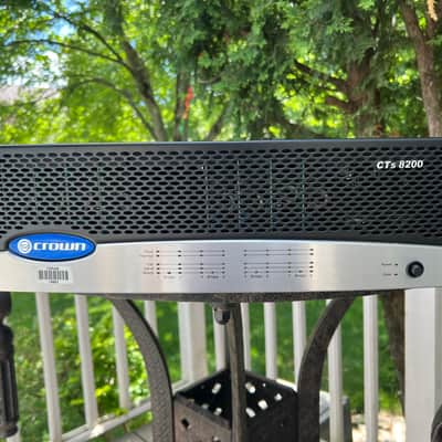 Crown CTs 8200 8-Channel Power Amp 2000s - Black and Silver image 1