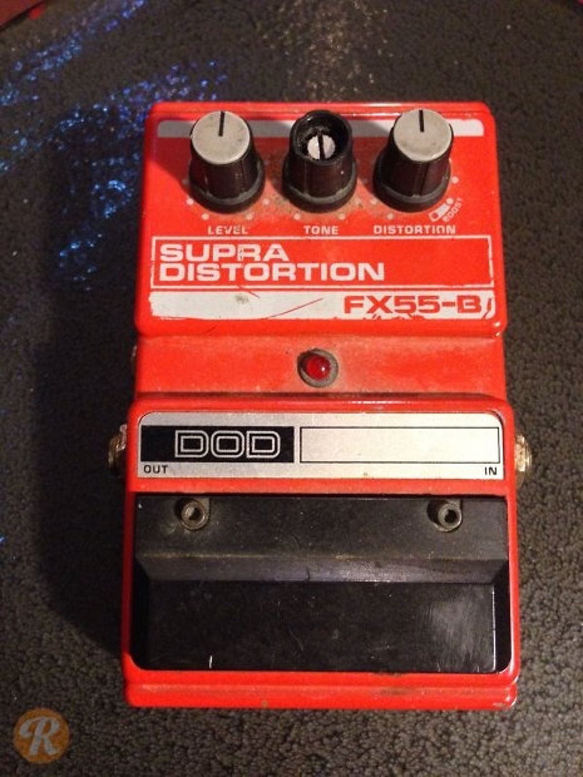 ギター DOD FX55-B Supra Distortion DOD Supra Distortion FX55-B Red 1990s | Reverb