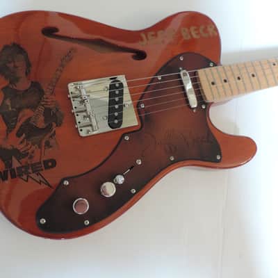 JEFF BECK TELECASTER HAND ENGRAVED TRIBUTE THINLINE TELE BY DDCC USA CUSTOMS SEMI HOLLOW BODY ONE OF A KIND CUSTOM GUITAR image 1