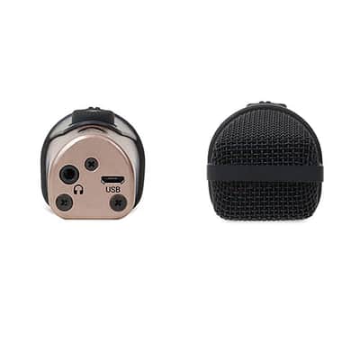 Apogee Hype Mic USB Microphone with Analog Compression for Capturing Vocals and Instruments, Streaming, Podcasting, Gaming, includes tripod, pop filter and carrying case image 4