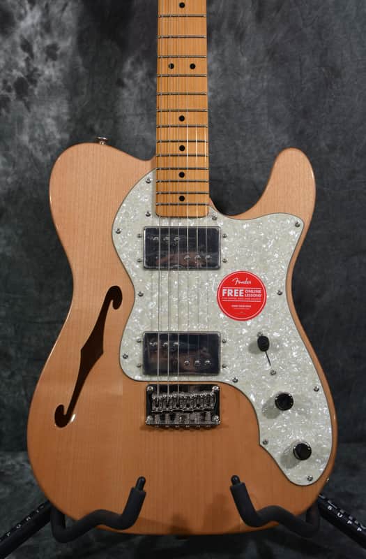 Squier Classic Vibe '70s Telecaster Thinline Natural w/ FREE Same Day Shipping image 1