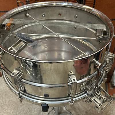 Ludwig&Ludwig Silver Anniversary 6 1/2 X 14" Snare Drum (TL-416) 1936 - Nickle Over Brass (NOB) image 23