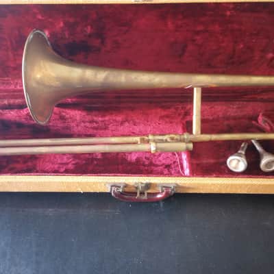 F. E. Olds Ambassador Trombone 1950's image 1