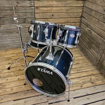 Drum Kit Tama Rockstar, Transparent Blue USED! RKRKD240526 image 3