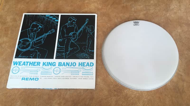 Remo Banjo Head Coated Top - Low Collar 11-2/16" image 1