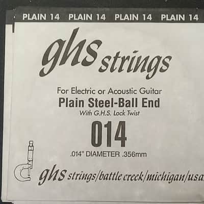 GHS Electric/Acoustic Ball End Guitar Strings Lot of 70 - Plain Steel image 4