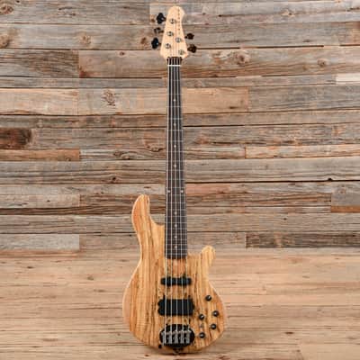 Lakland 5594 Deluxe Spalted Maple Top 5-String Bass Natural 2021 image 4