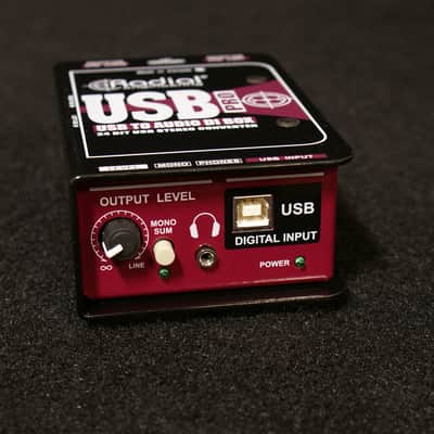 Radial USB-Pro 24bit/96k DA Converter Laptop DI Box image 3
