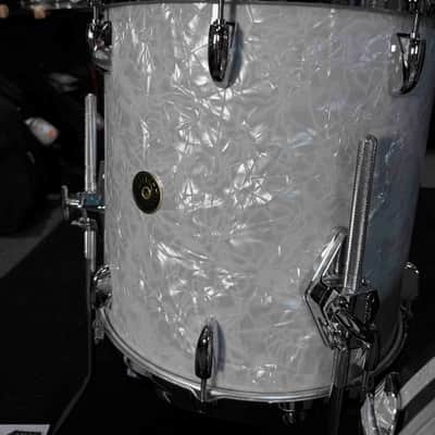 Gretsch USA Custom 3-Piece 12/14/18 Bop Drum Kit Set in 60's Marine Pearl Nitron image 3