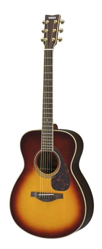 Yamaha LS6 BS ARE L Series Wood Small Body Acoustic Brown Sunburst Passive Pickup image 1