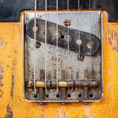 Fender Broadcaster NACHO BANOS 0081 1950 - Blonde image 8