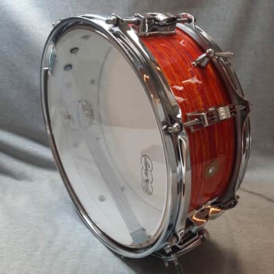 Ludwig USA Legacy Mahogany Jazz Fest 5X14 - Mod Orange image 13