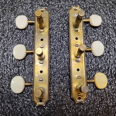 Vintage Kluson GOLD Single Line Strip Tuner Set - 1955-1963 image 2