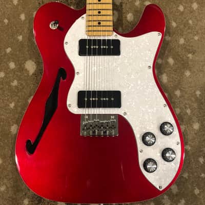 Firefly FFPTH 2020 Red Telecaster Thinline w/ Locking Tuners image 1